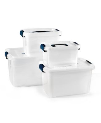 Godinger Clear Stackable Food Storage Containers 3pc – The Cuisinet