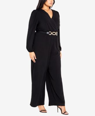 Plus Size Avah Wide Leg Jumpsuit