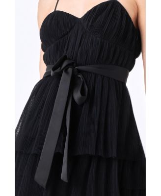 Women's Tulle Tiered Midi Dress