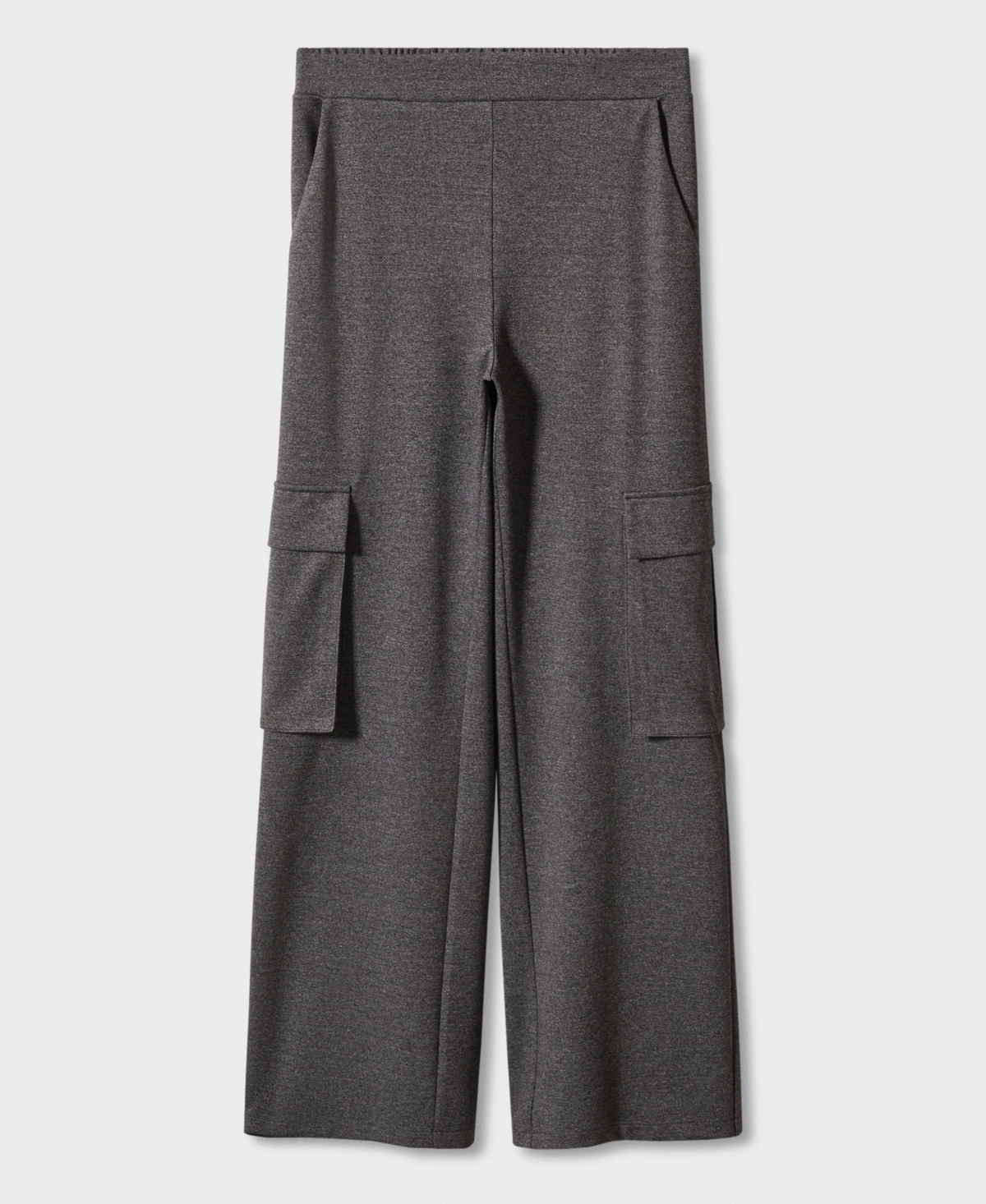 Mango Women's Cargo Pockets Knitted Trousers