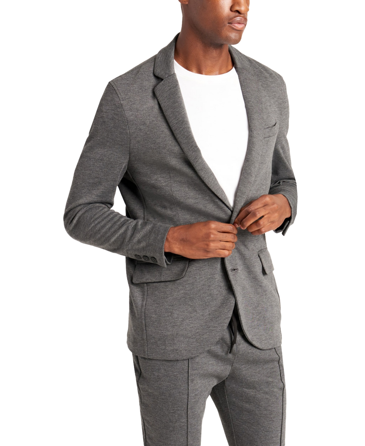 Kenneth Cole Men's Knit Tailored Jacket
