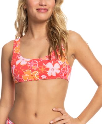 Roxy - Juniors' Meadow Flowers Printed Bralette Bikini