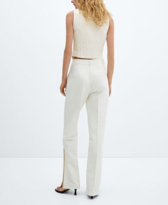 Women's Jewel Button Tweed Vest