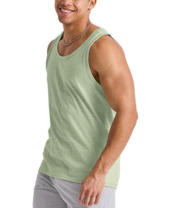 Hanes Men's Tank Top Sleeveless Shirt Tri-Blend Originals Lightweight sz  S-2XL