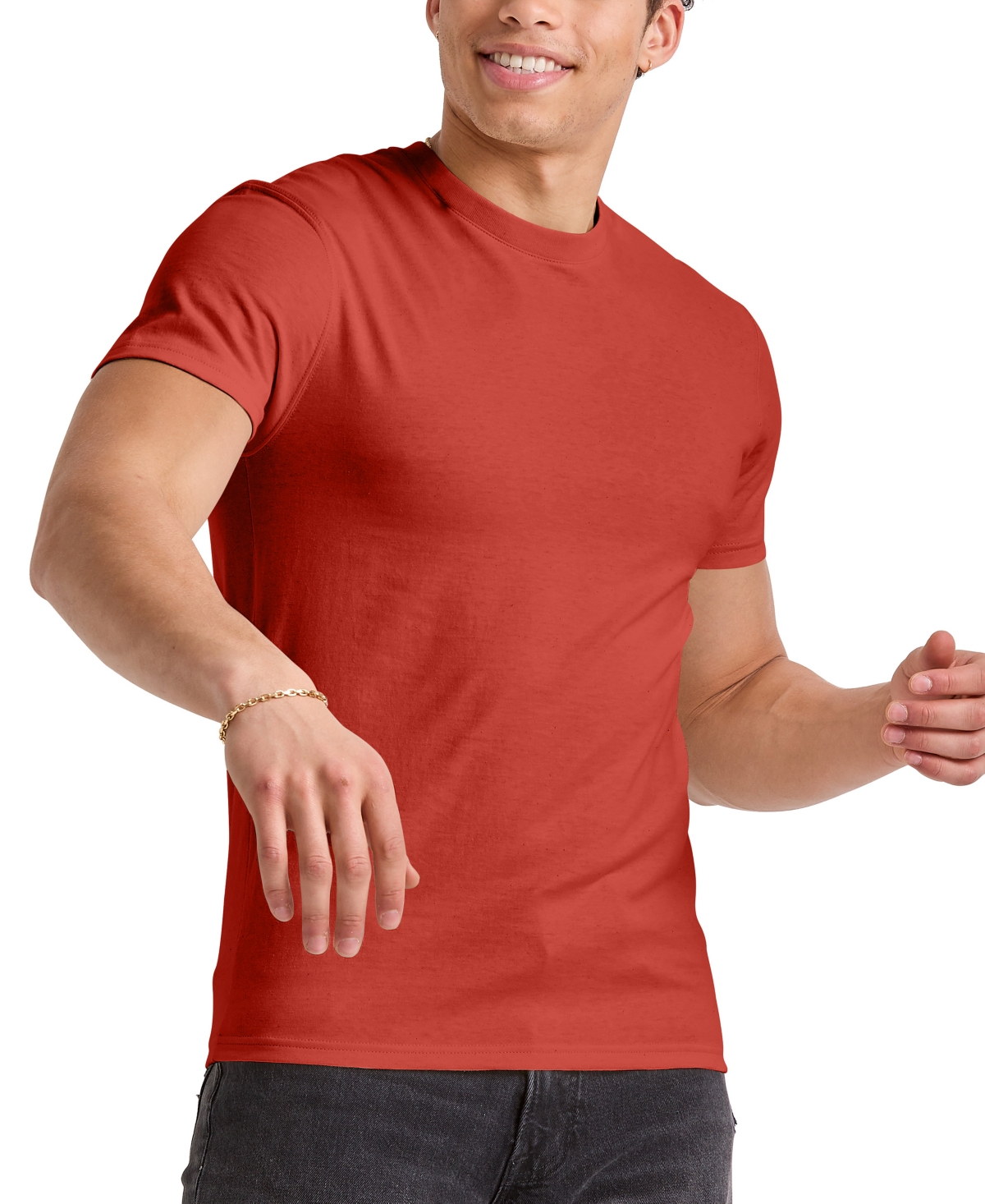Men's Hanes Originals Cotton Short Sleeve T-shirt - Trekking Gray