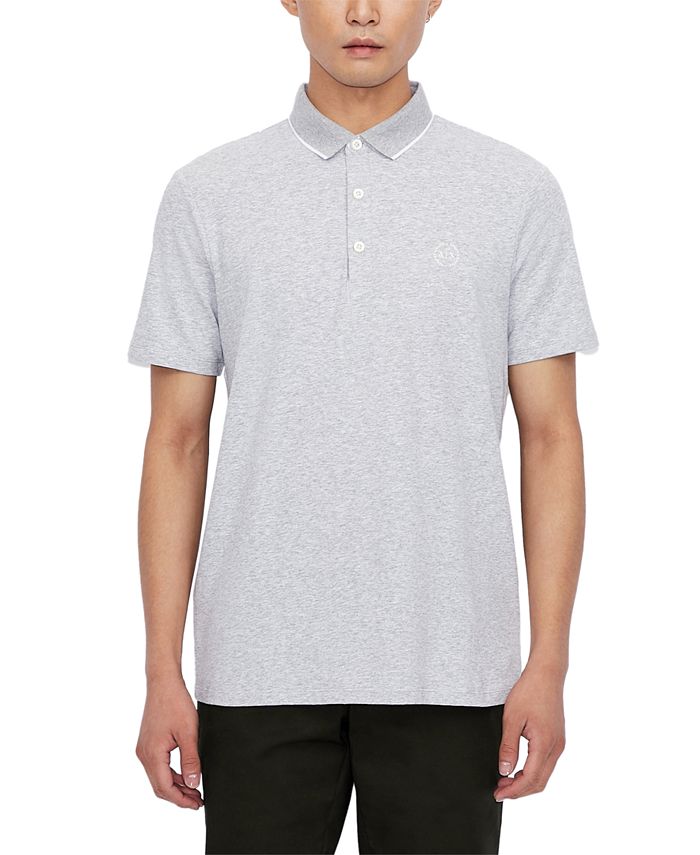 AX Armani Exchange Men's SlimFit Jersey Polo Shirt Macy's