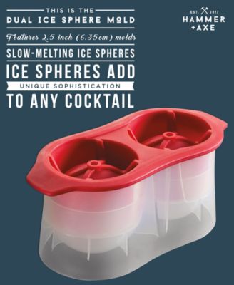 Hammer + Axe Dual Sphere Slow-Melting Ice Mold