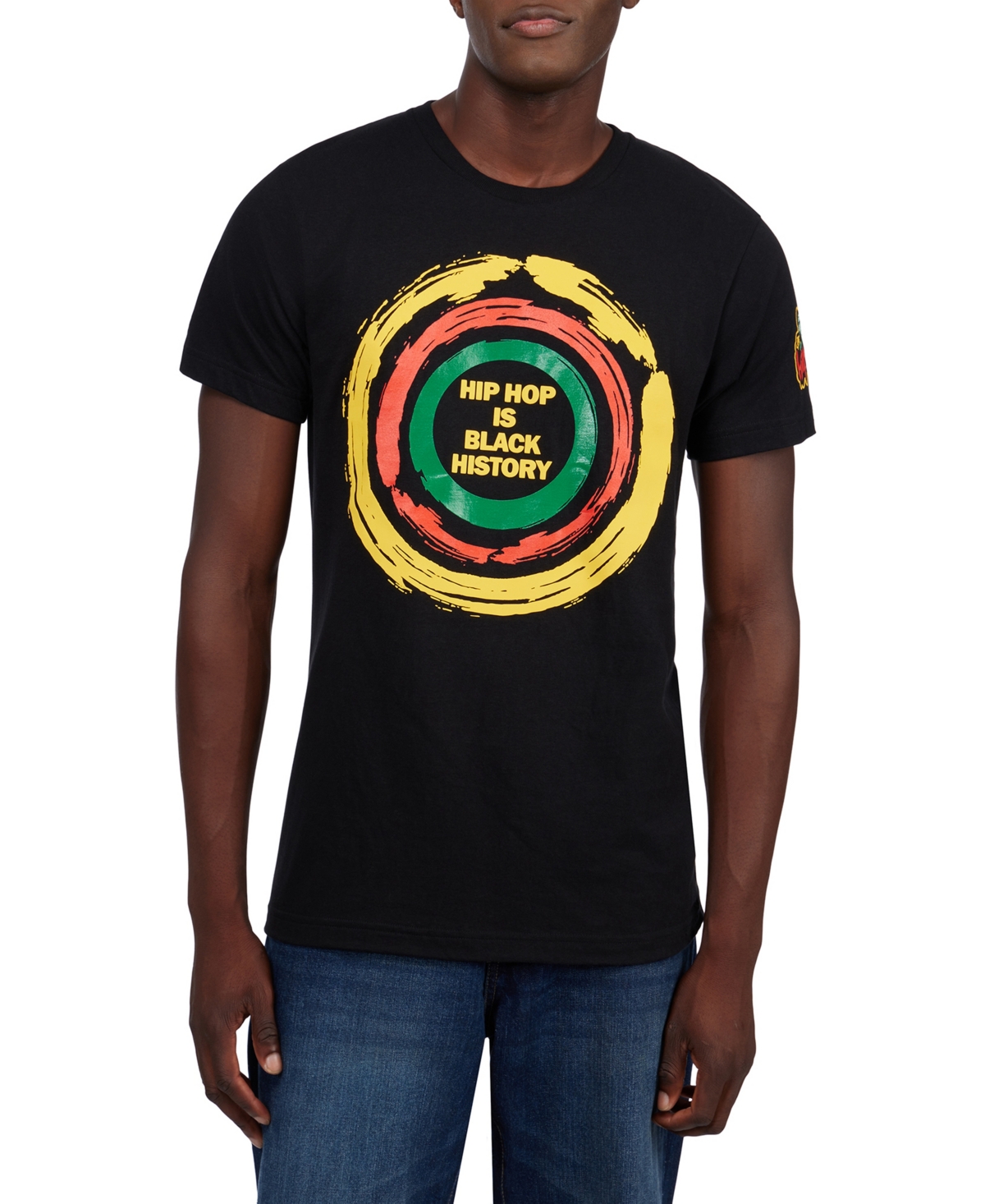 Thread Collective 50 Year Anniversary Of Hip Hop Men's Hip Hop Is History Graphic T-shirt In Black
