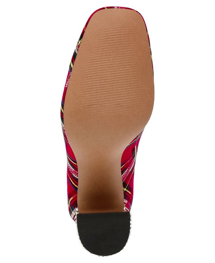 Betsey Johnson Women s Blanche Plaid Heeled Bootie Macy s