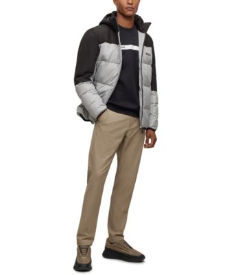 Hugo Boss Men's Graphic Logo Stripe Sweatshirt