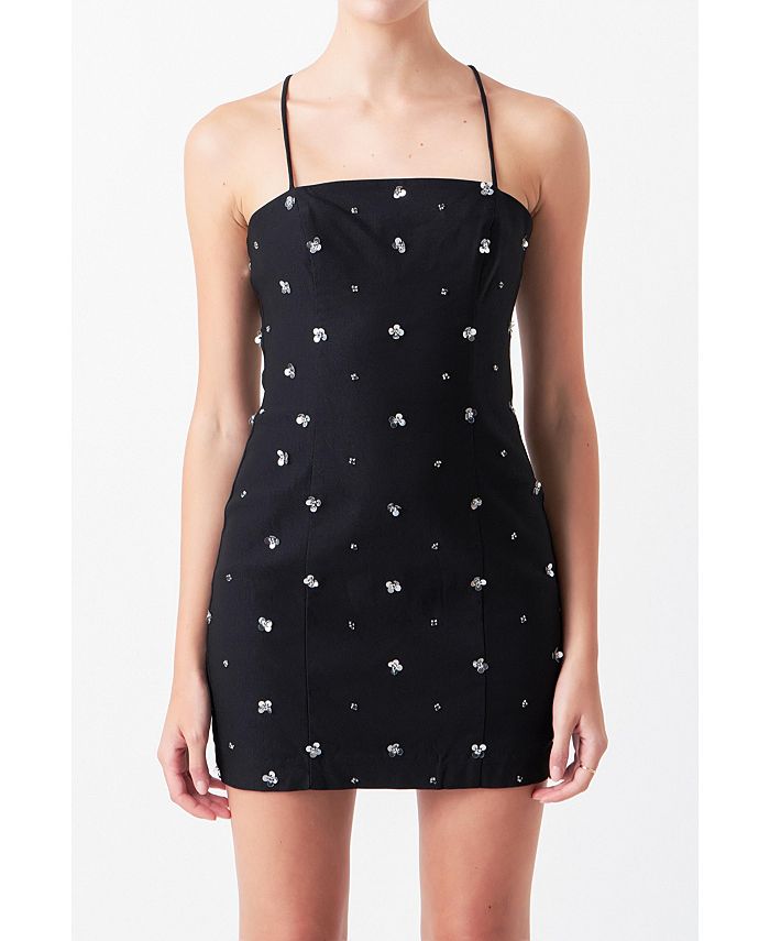 Endless rose polka dot mini dress store
