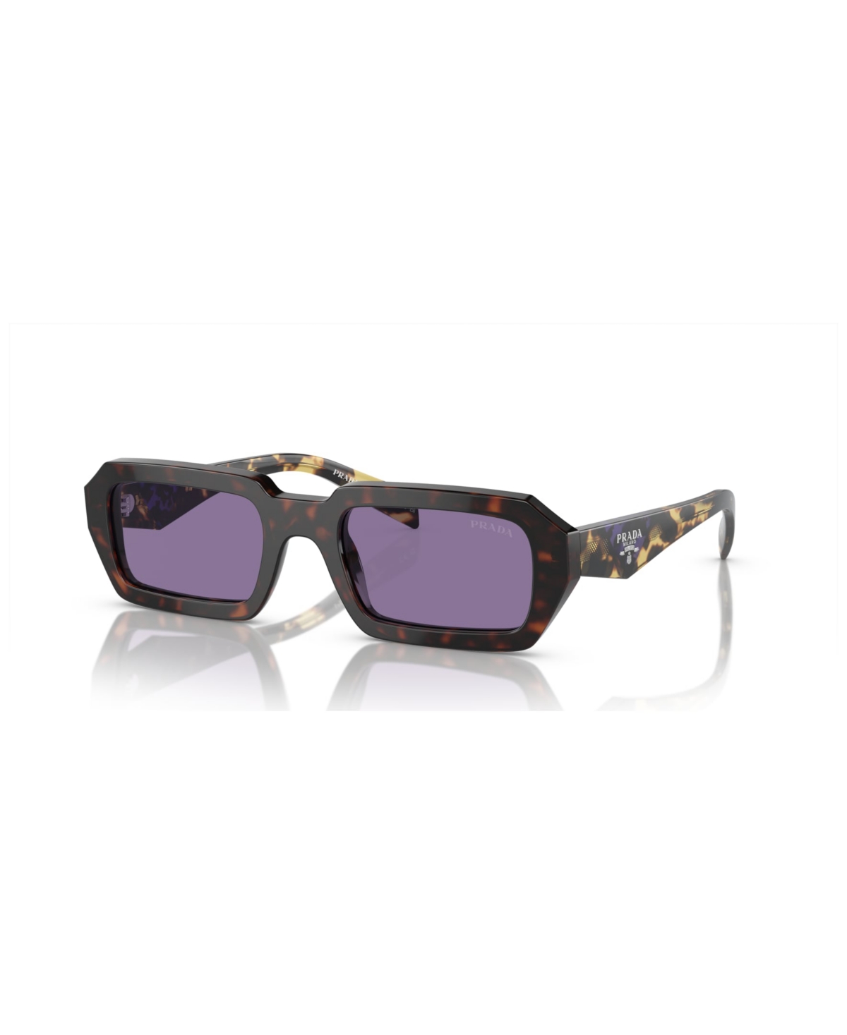 Prada Women's Sunglasses, Mirror Pr A12s In Havana