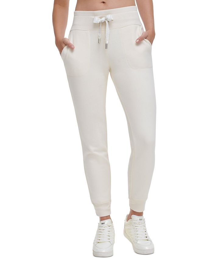 Tommy Hilfiger Sport Womens Relaxed Fit Heathered Jogger Pants 
