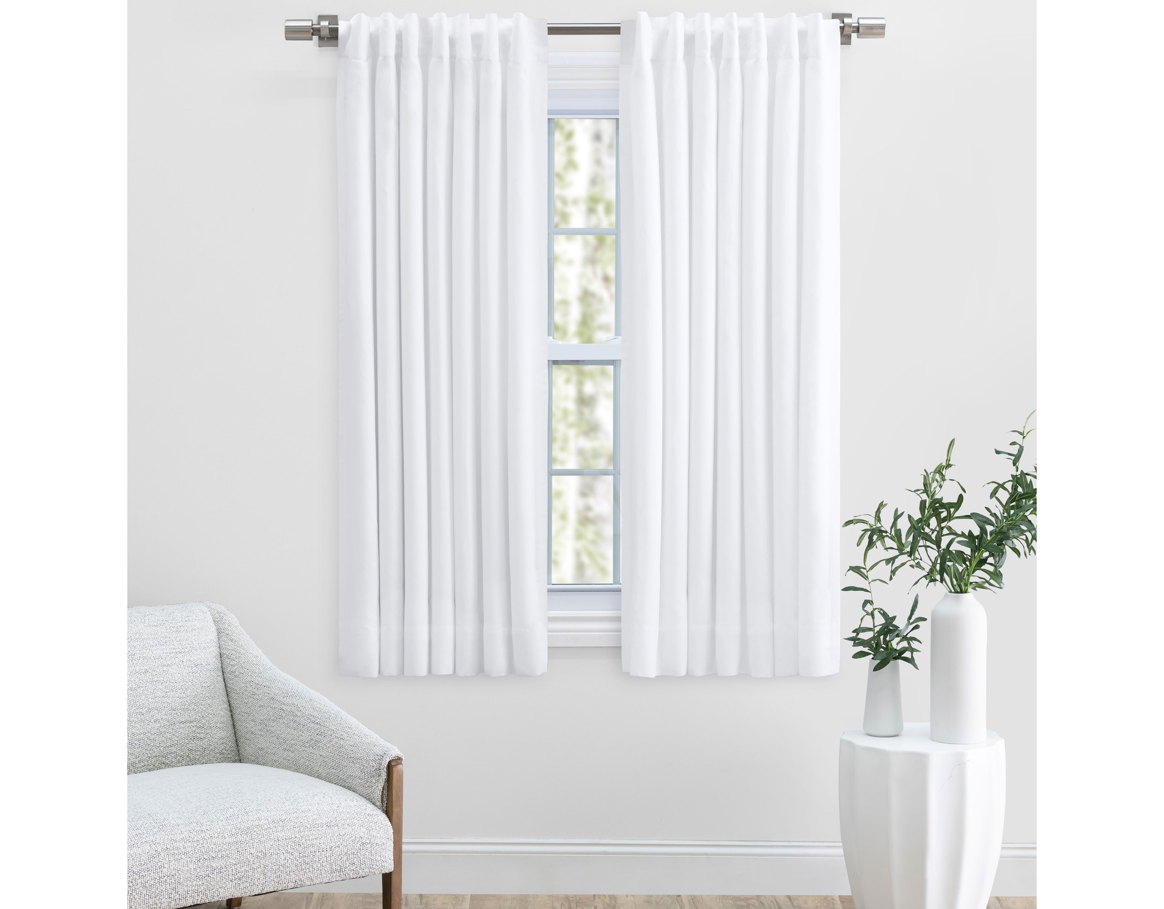 Serene Rod Pocket With Back Tabs Short Panel