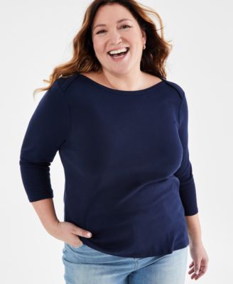 Macy's style & co plus size tops hotsell