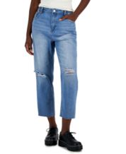 Apt 9 Jeans Womens 8 Blue Denim Curvy Straight Slimming Tummy