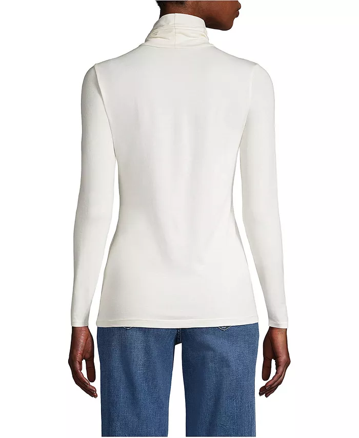 Women's Lightweight Jersey Long Sleeve Turtleneck - thumbnail 10