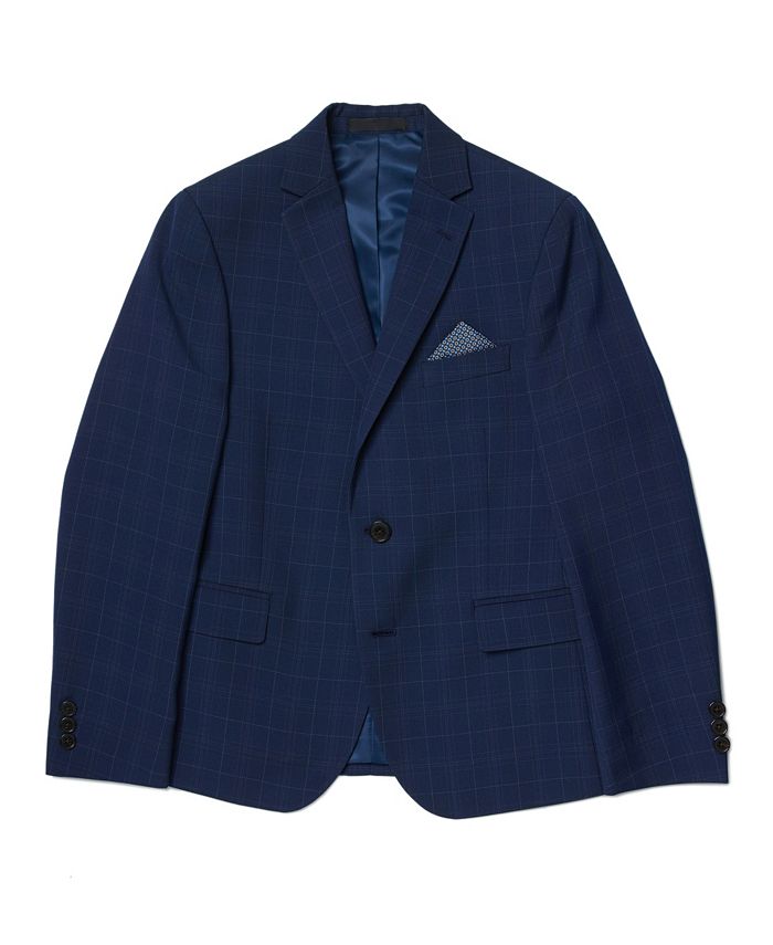 Lauren Ralph Lauren Big Boys Plaid Classic Suit Jacket - Macy's