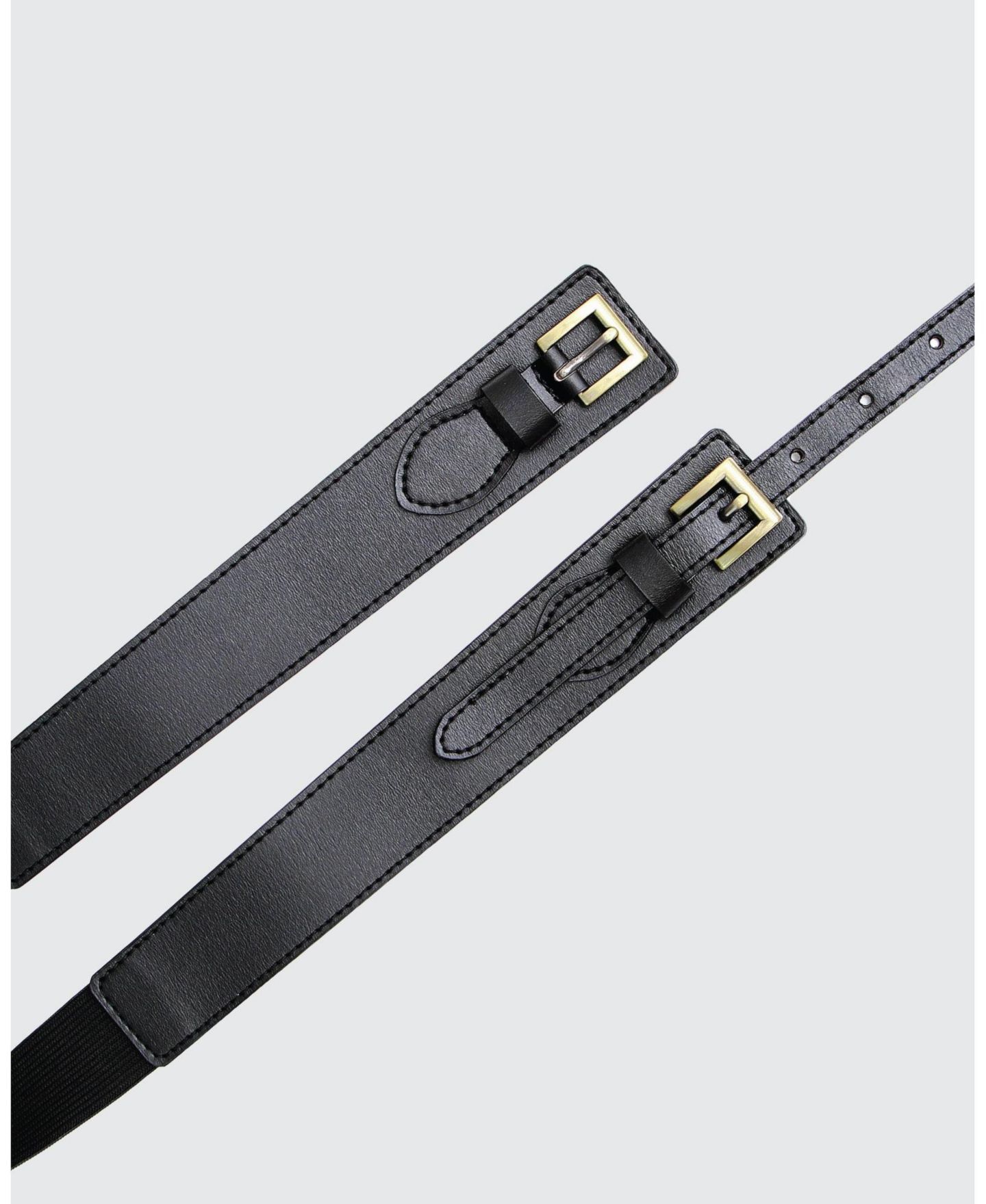 Женский ремень Belle & Bloom London Fog Leather Waist, цвет: Чёрный — фото 2