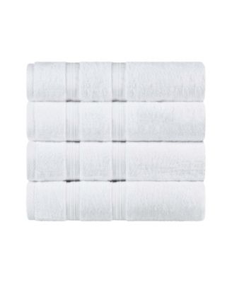 Smart Dry Zero Twist Cotton 4-Piece Bath Towel Set