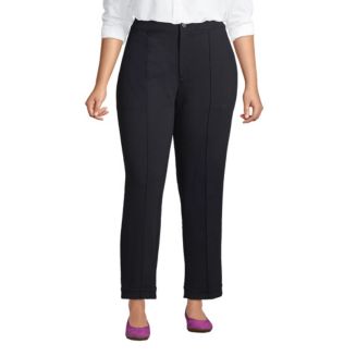 Women's High-Rise Slim Straight Leg Pintuck Ankle Pants A New Day