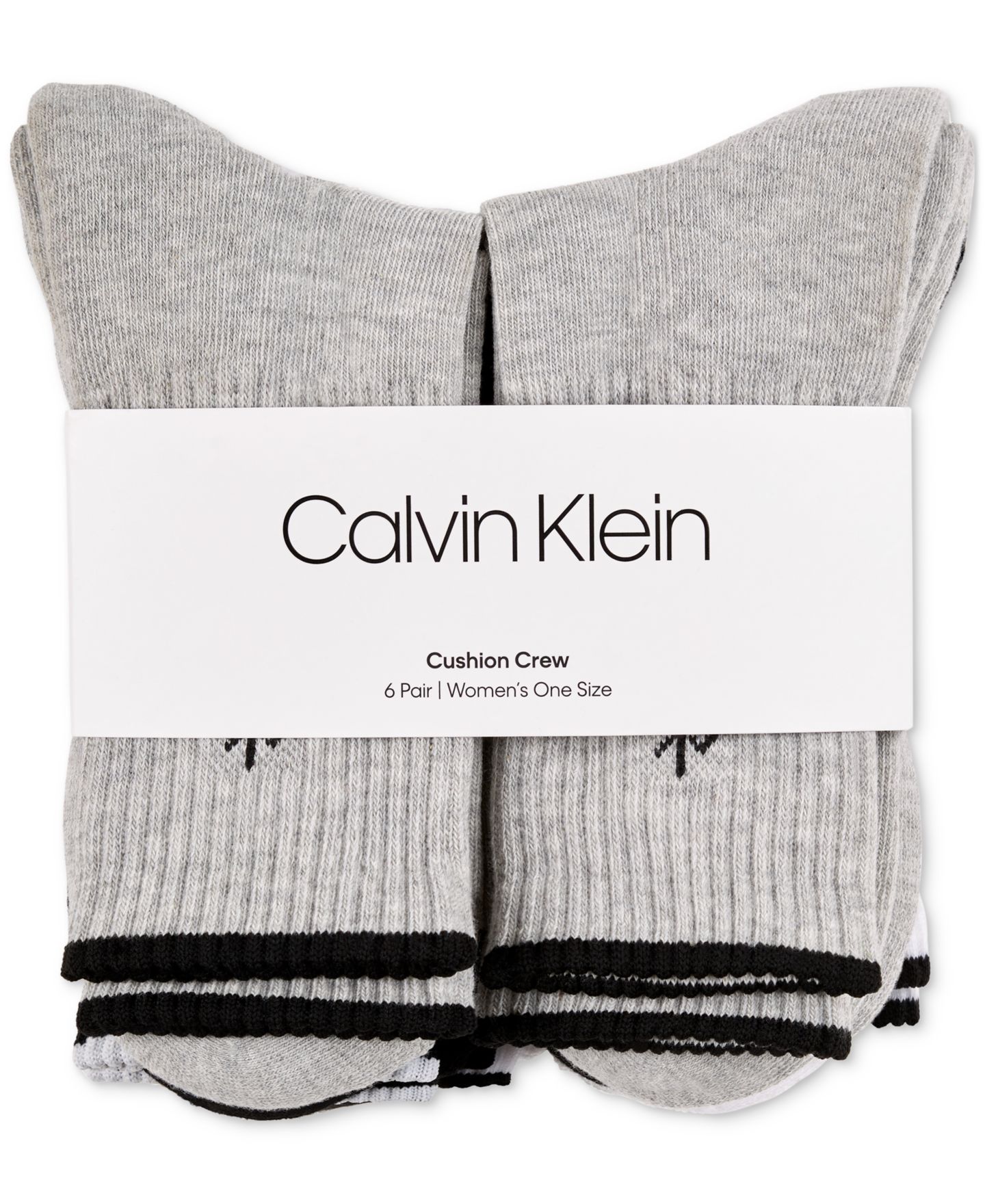 Носки Performance, средней высоты, 6 шт. — Calvin Klein, цвет: Серый — фото 2