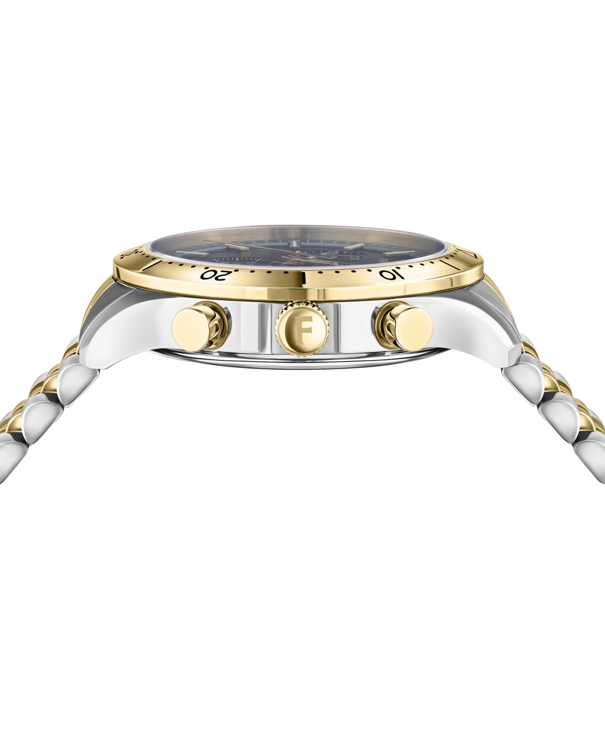 Ferragamo Master Chronograph, 43mm In Two Tone