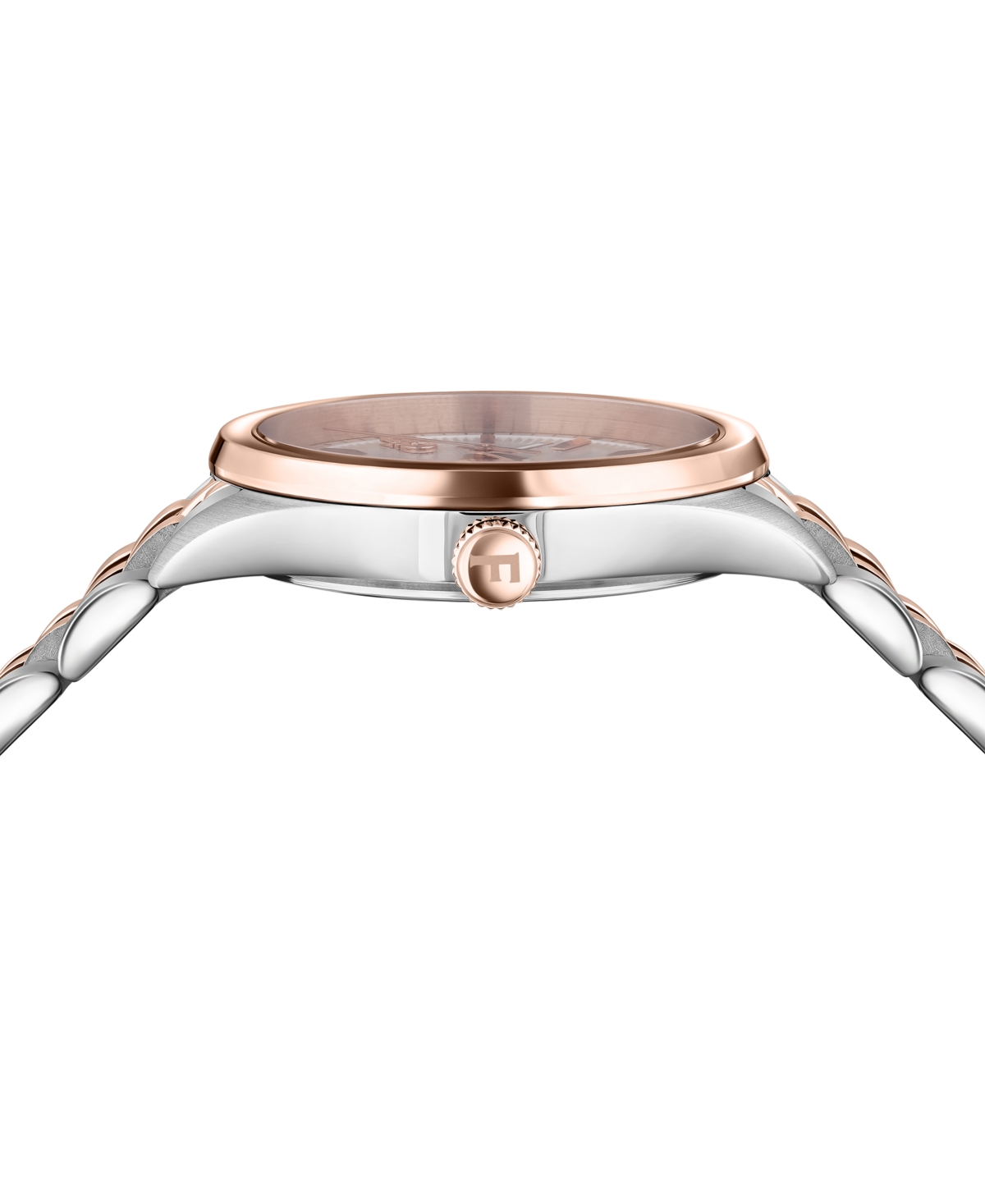 Shop Ferragamo Salvatore  Women's Swiss Classic Two-tone Stainless Steel Bracelet Watch 38mm In Two Tone