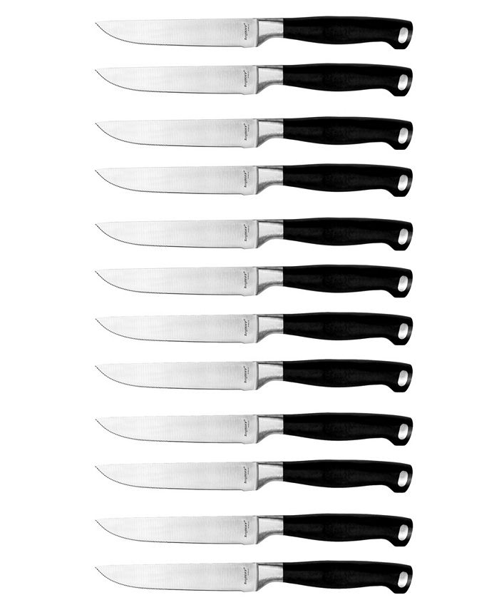 BergHOFF Bistro Stainless Steel Steak Knife, Set of 12