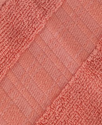 Larissa Geometric Embroidered Jacquard Border Cotton 4-Pc. Bath Towel Set