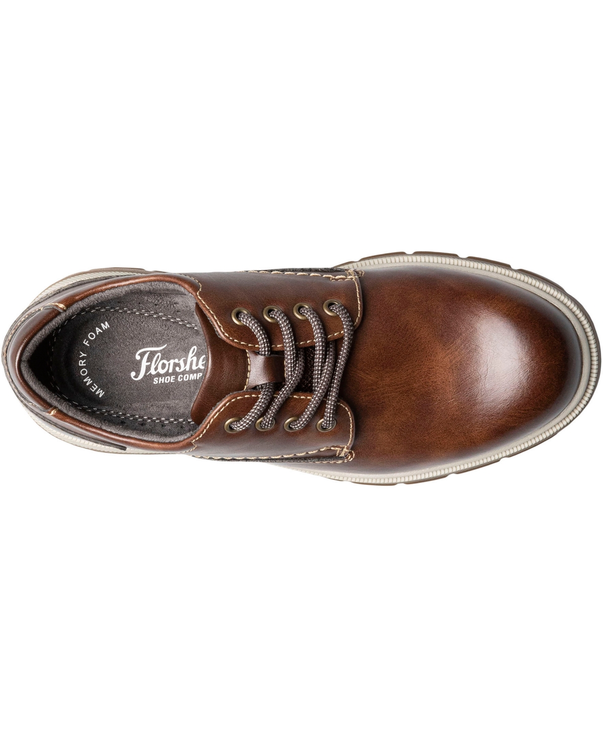 Florsheim Little Boys Lookout Junior Plain Toe Oxford Shoes