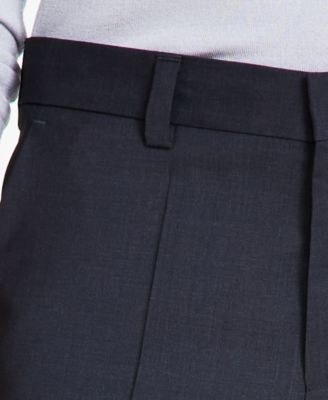 Men's Modern-Fit Wool Suit Pants