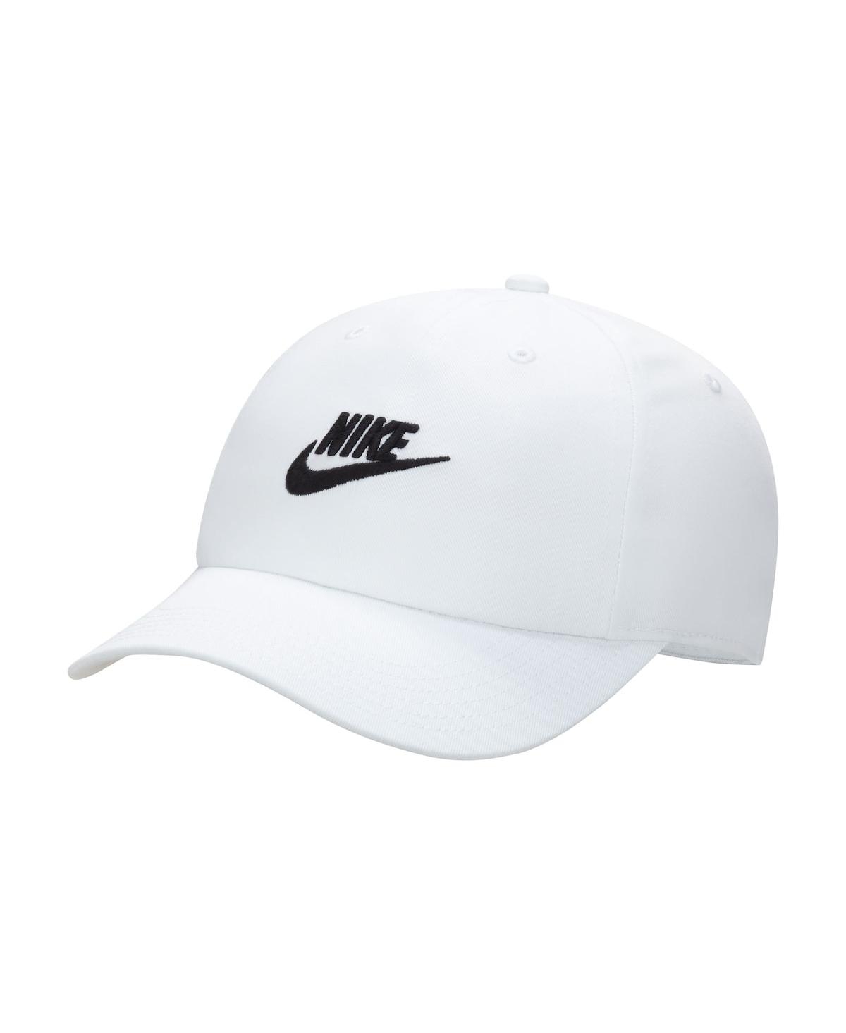 Nike Kids' Youth Boys And Girls  White Futura Club Performance Adjustable Hat