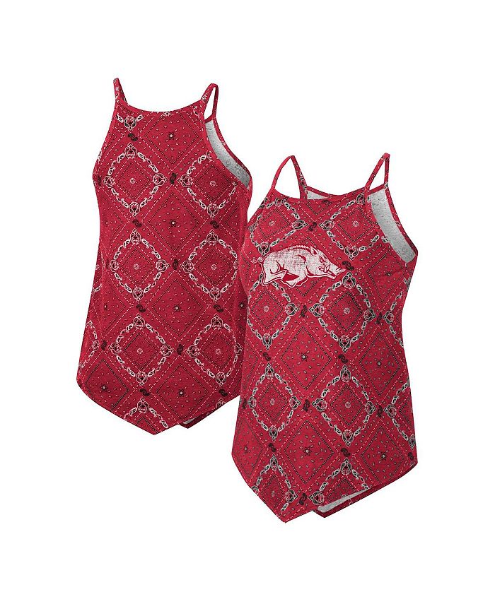 Colosseum Women's x Wrangler Cardinal Distressed Arkansas Razorbacks ...