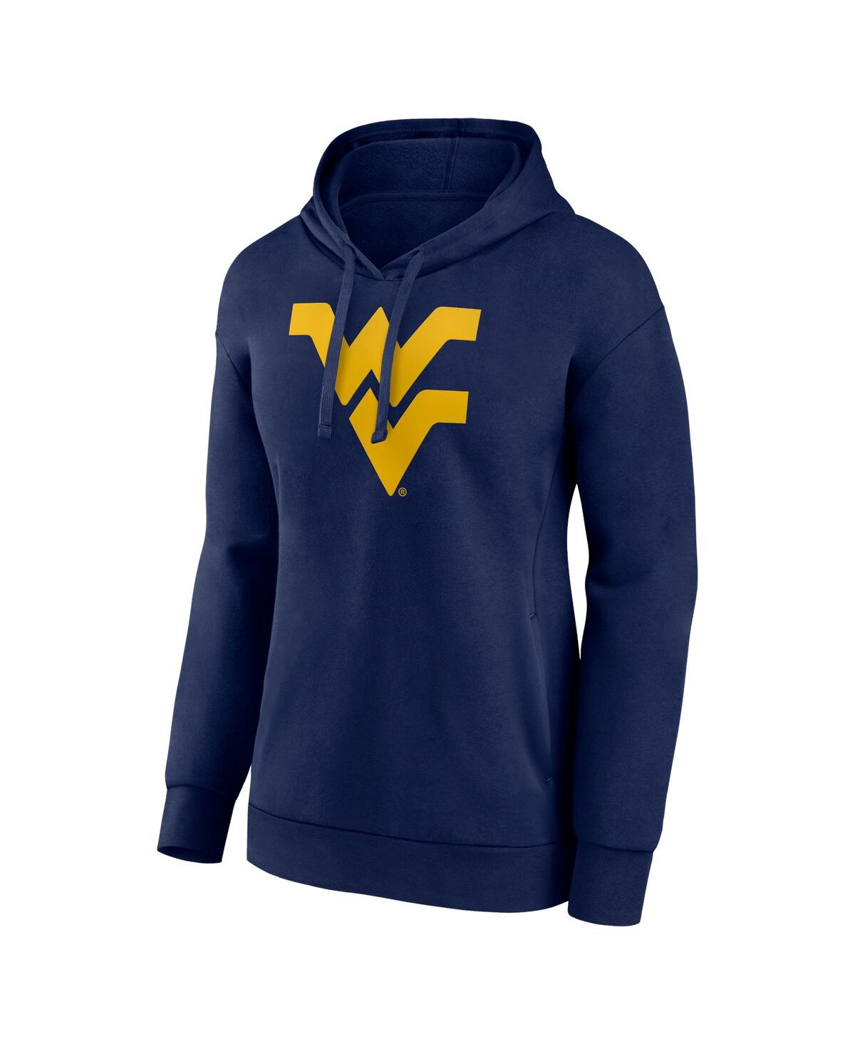 Fanatics Women's  Navy West Virginia Mountaineers Evergreen Pullover Hoodie In Navy