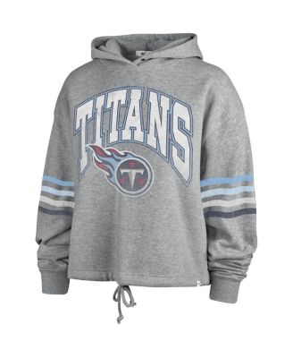 Women's Heather Gray Distressed Tennessee Titans Upland Bennett Pullover Hoodie
