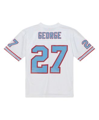 Men's Eddie George White Tennessee Oilers Legacy Replica Jersey