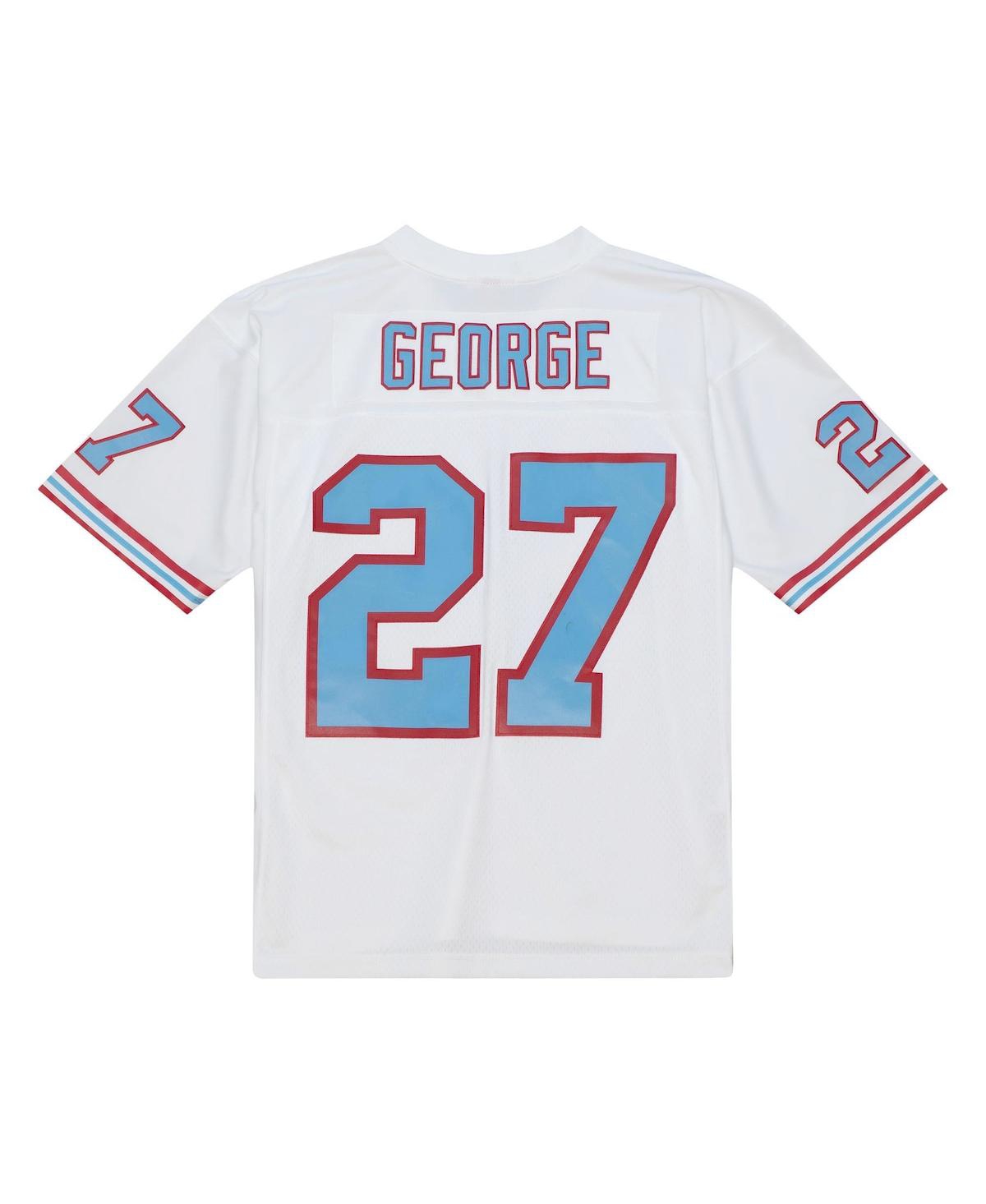Men's Mitchell & Ness Eddie GeorgeTennessee Oilers Legacy Replica Jersey - White