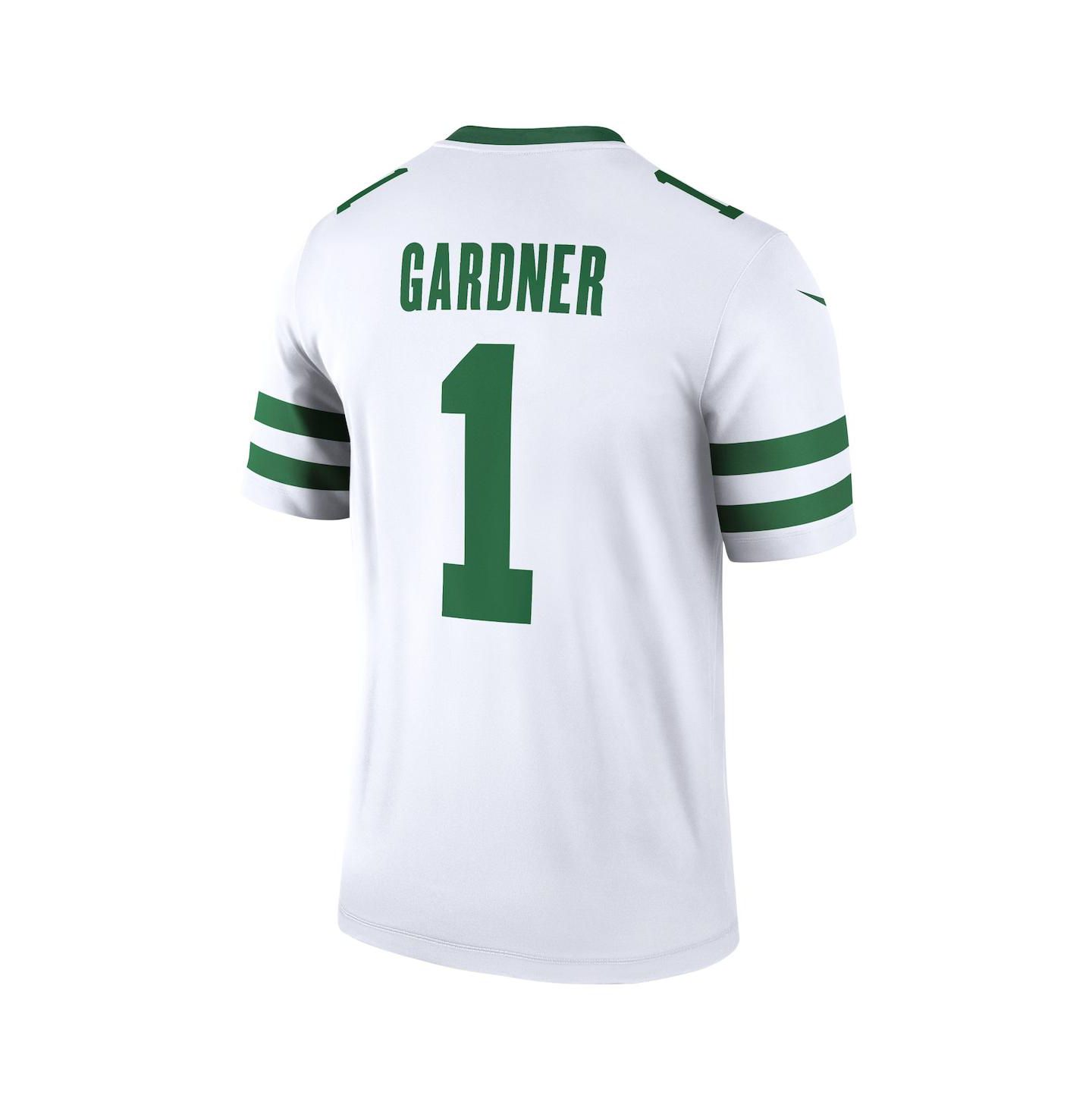 Мужской топ Nike Sauce Gardner White New York Jets Alternate Legend Jersey — фото 2