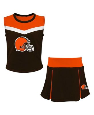 Outerstuff Youth Orange/Brown Cleveland Browns Game Day T-Shirt Combo Set Size: Small