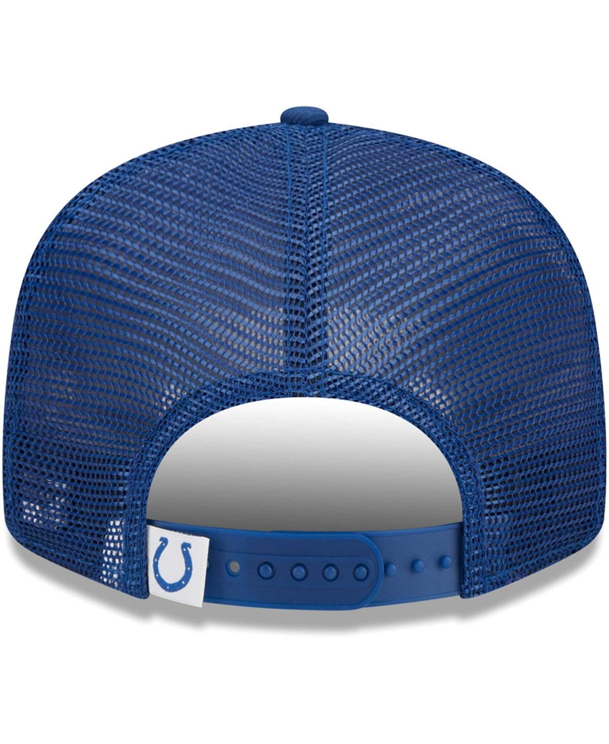 New Era Youth Boys And Girls  Royal Indianapolis Colts Main Trucker 9fifty Snapback Hat In Royal