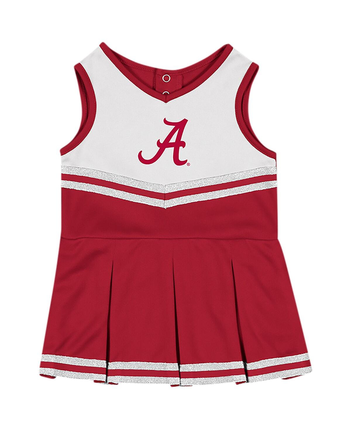 Shop Colosseum Girls Infant  Crimson Alabama Crimson Tide Time For Recess Cheer Dress