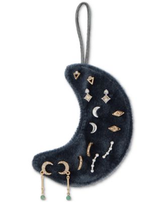 Lucky Brand - Two-Tone 7-Pc. Set Mixed Crystal Earrings