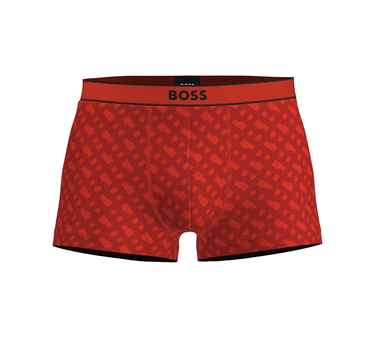 Hugo Boss Classic Cotton Trunks, Pack Of 3 In Bright Orange