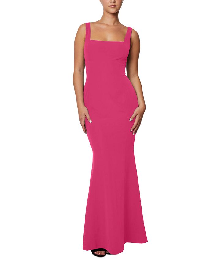 Laundry by Shelli Segal SquareNeck Mermaid Gown Macy's