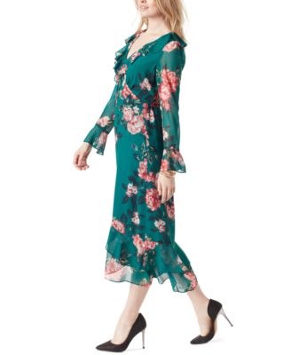 Jessica Simpson Women's Lucille Ruffled Midi Dress - Macy's