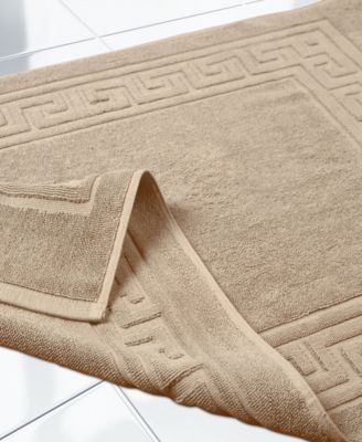 Cotton Greek Key Infinity Border 2-Pc. Bath Rug Set