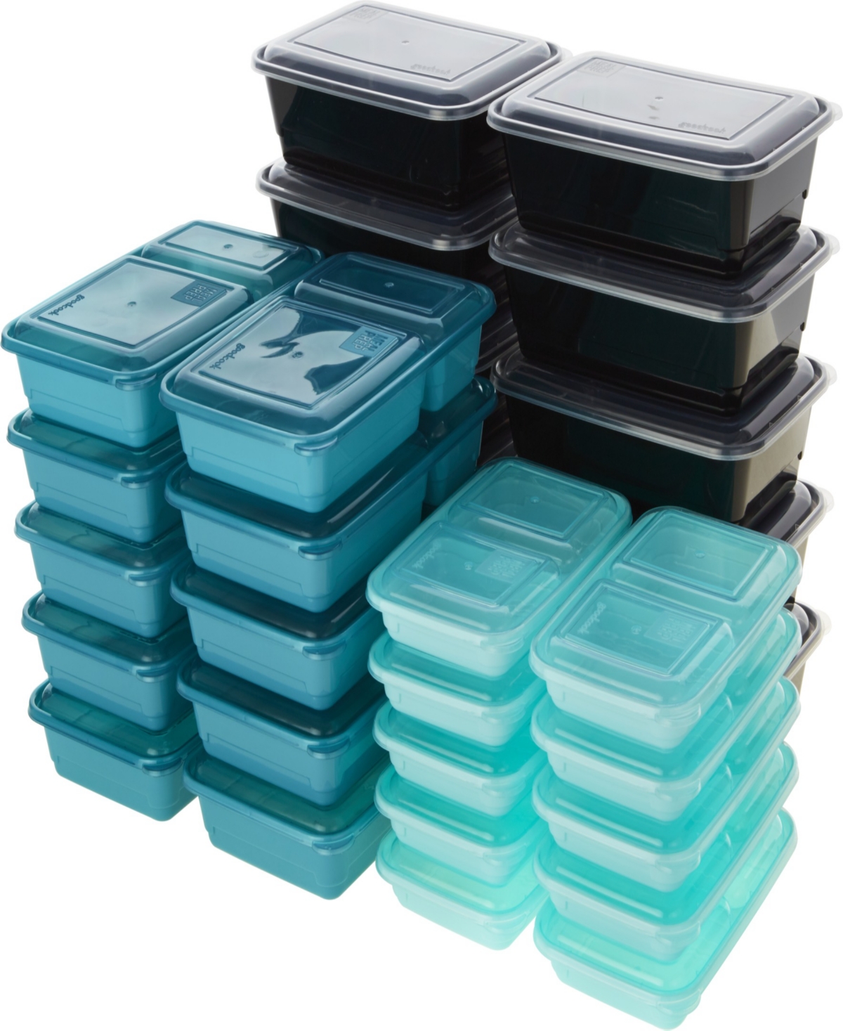 Good Cook Meal Prep 60-piece Container Set, Biphenyl A Free In Multi
