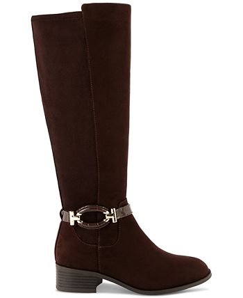 Karen Scott Stanell Buckled Riding Boots, Created for Macy's - Macy's