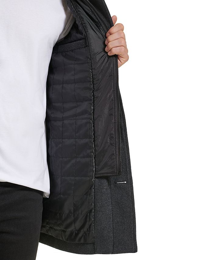 Cole Men's StandCollar ZipBib Button Car Coat Macy's